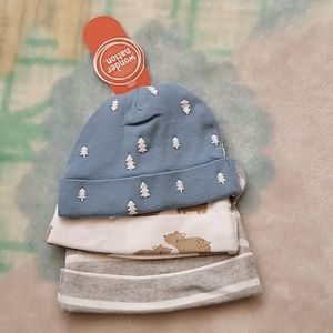 Wonder Nation 3 pack baby cap pack